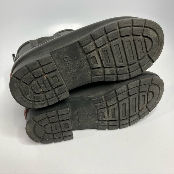 Chooka black Chelsea rain boots lined size 6 - Picture 7 of 7